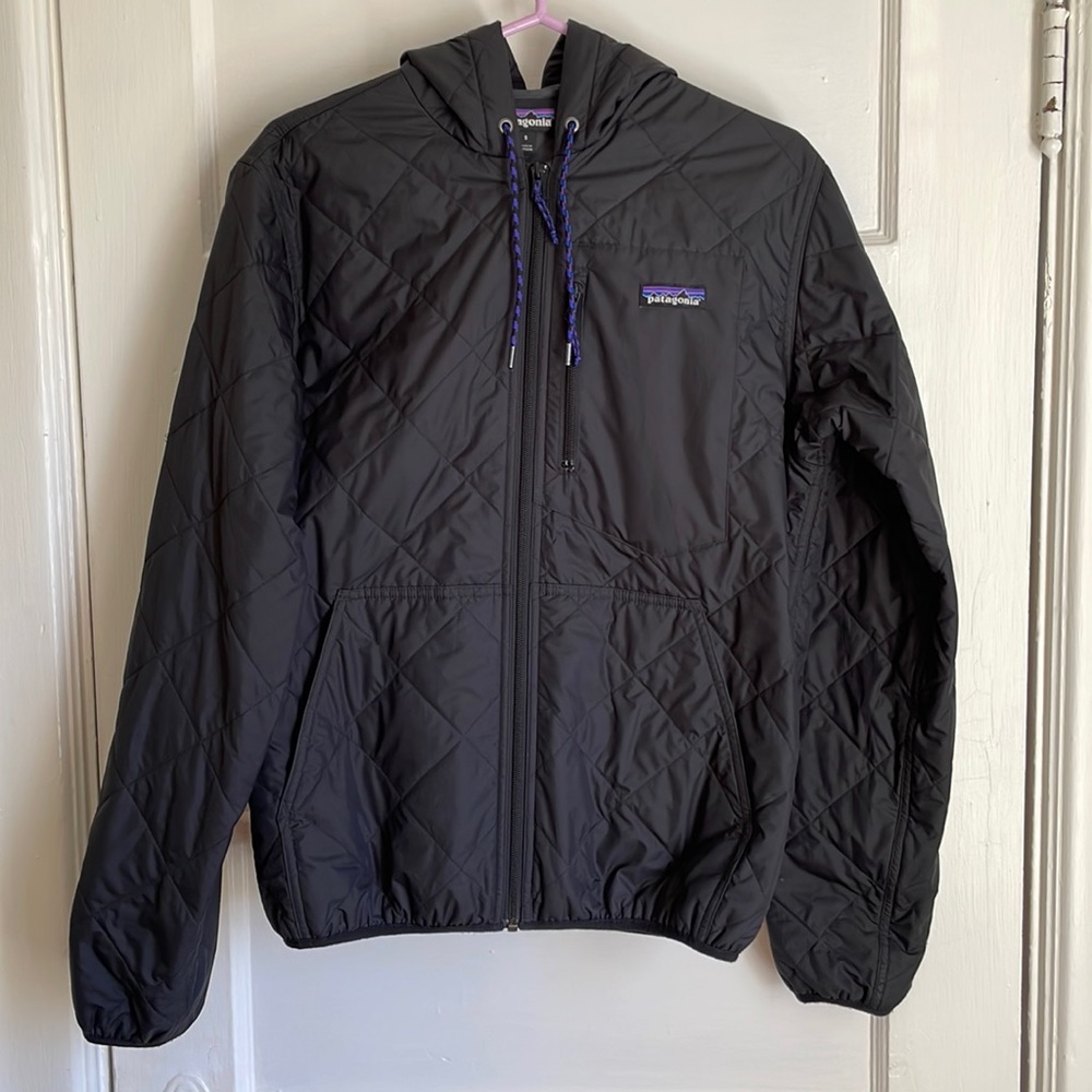 Men's Diamond Quilted Bomber Hoody